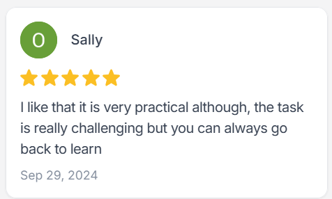 Testimonial from Sally